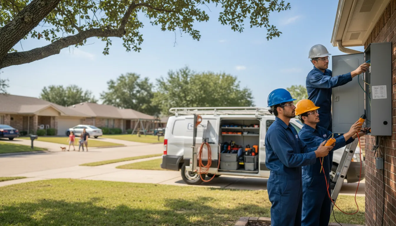 Certified electrician providing emergency electrical services in Eaton, IN